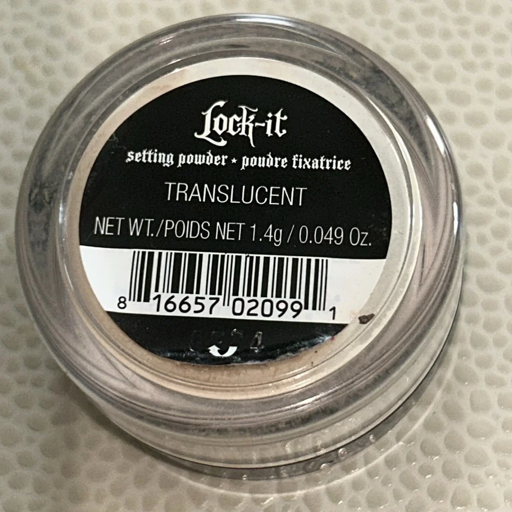 Kat Von D KVD Beauty Lock It Setting Powder Translucent Loose 1.4g Makeup